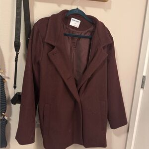 Old Navy Women's Burgundy Coat